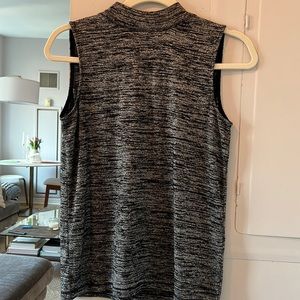 Rag & Bone black and grey speckled sleeveless top